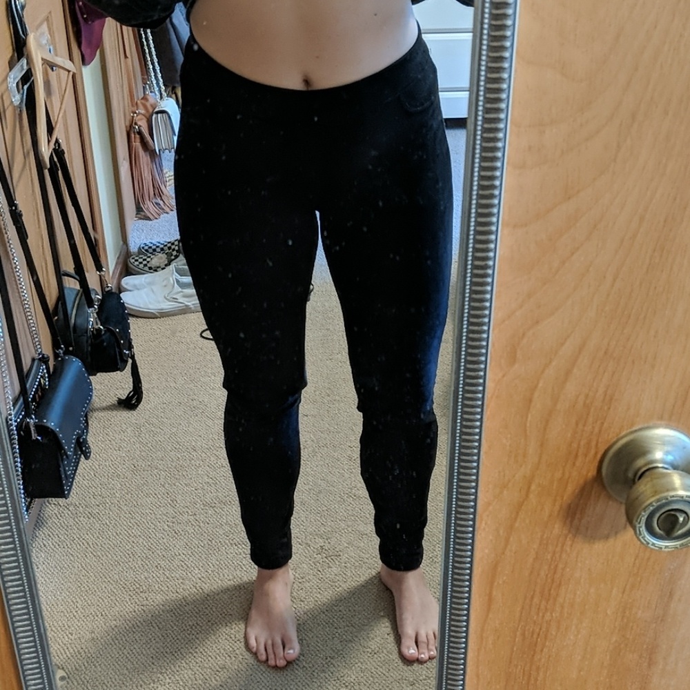 Black Corduroy Jeggings